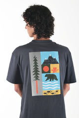 Remera Grizzly Tread Lightly - Tarmac