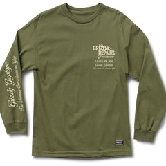 Remera Manga Larga Grizzly Repairs - Olive