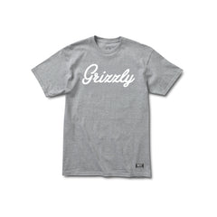 Remera Grizzly OG Script – Heather Grey