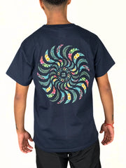 Remera Spitfire Florar Bighead Azul