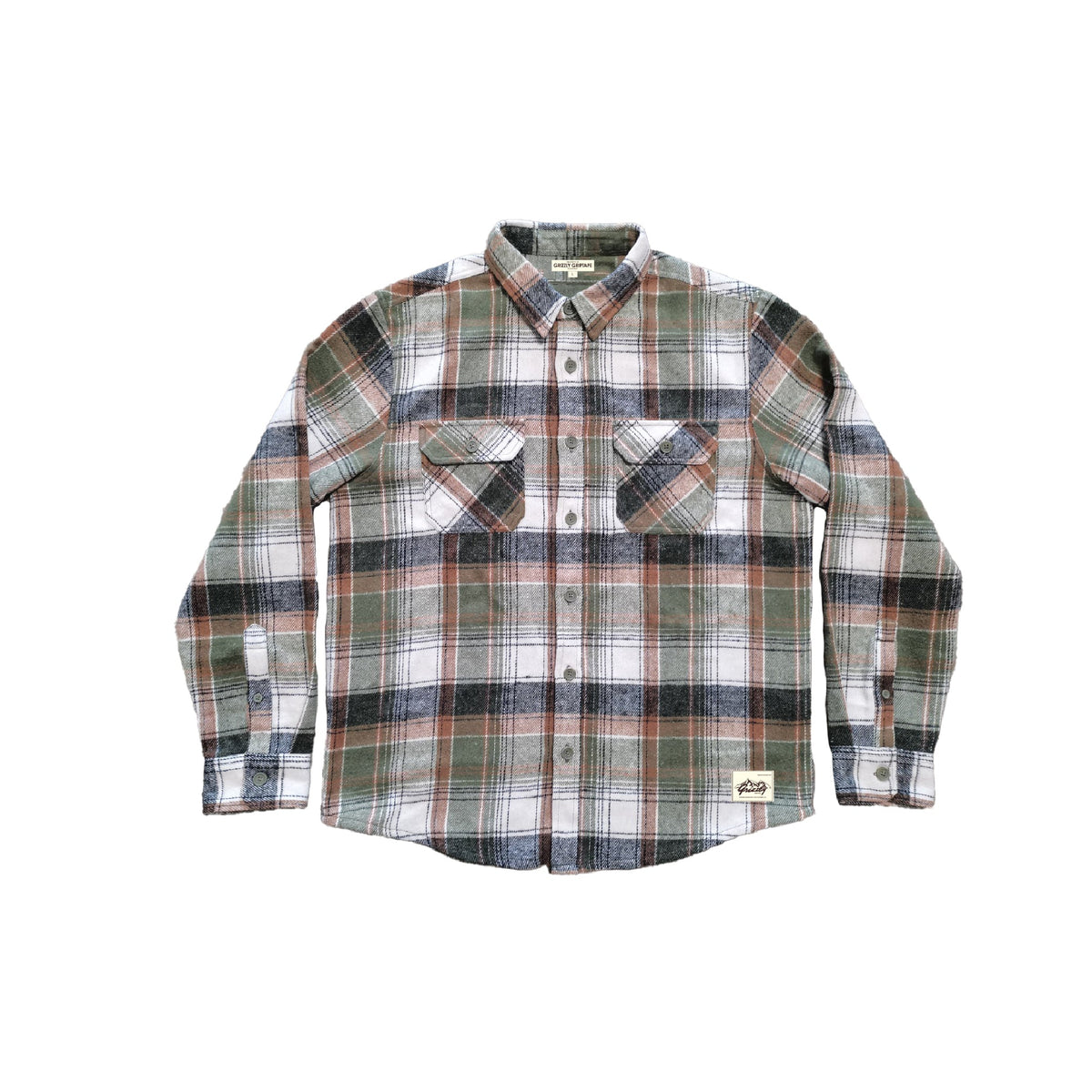 Camisa Grizzly Repair - Maroon