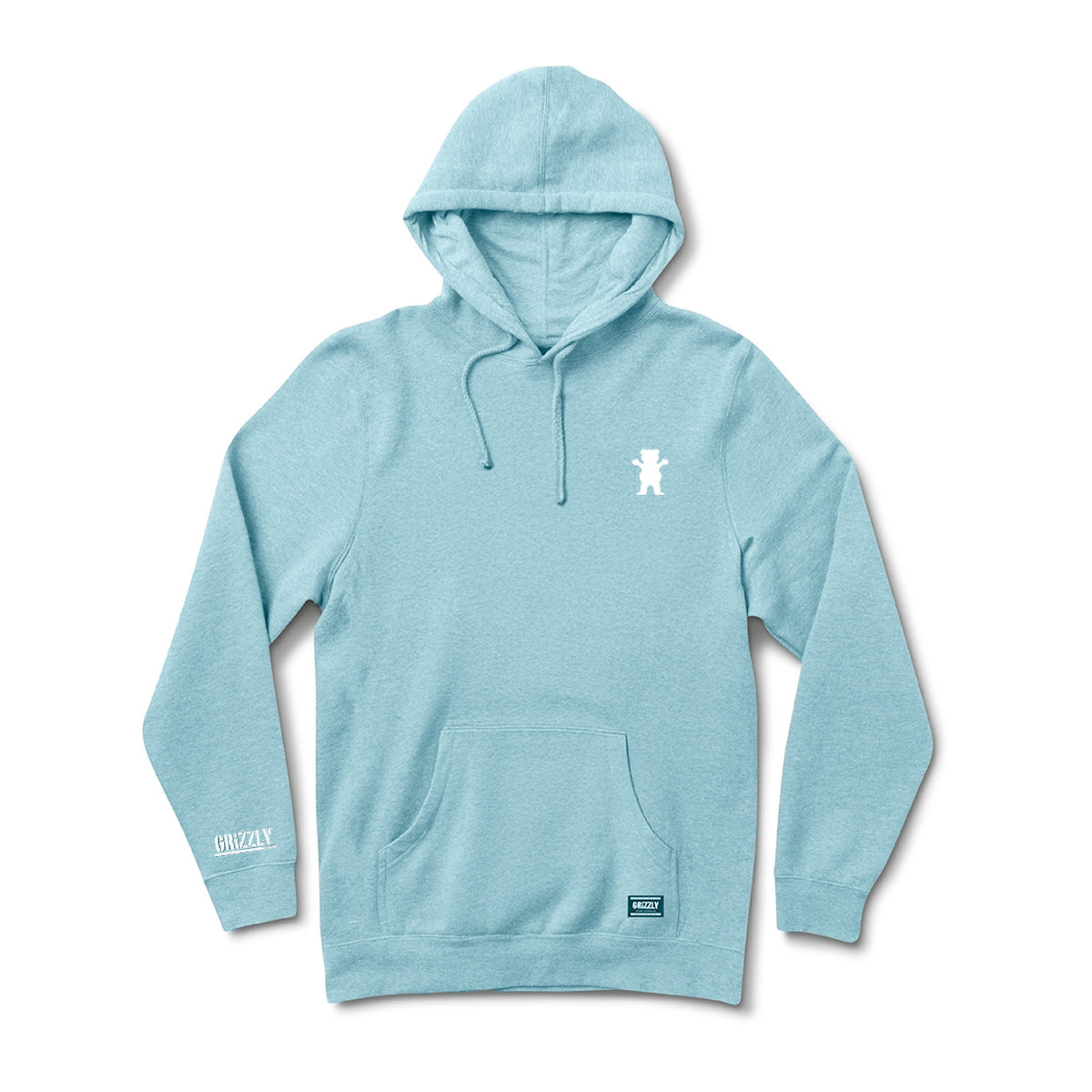 Buzo Canguro Grizzly OG Bear Hembro - Powder Blue