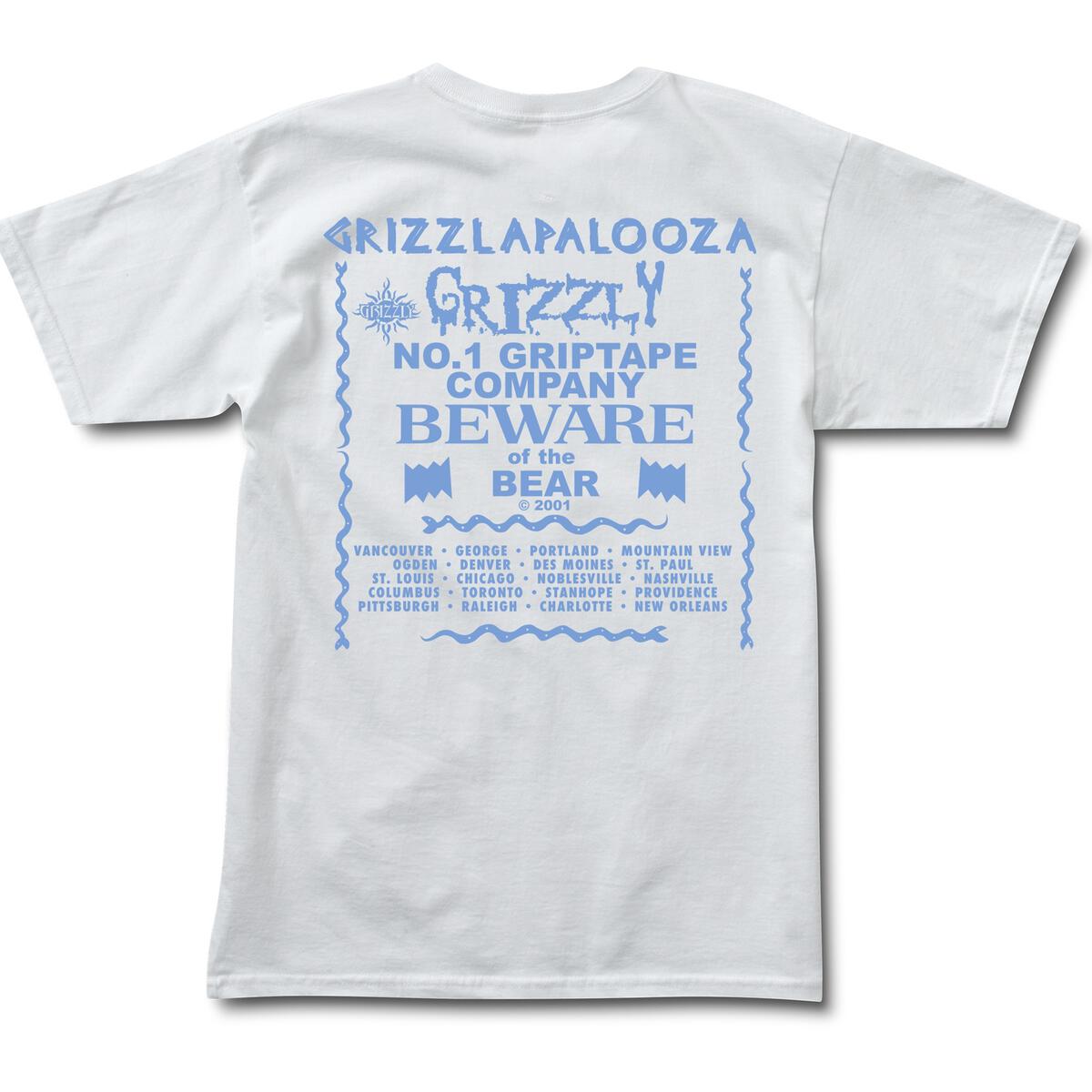 Remera Grizzlapalooza - White