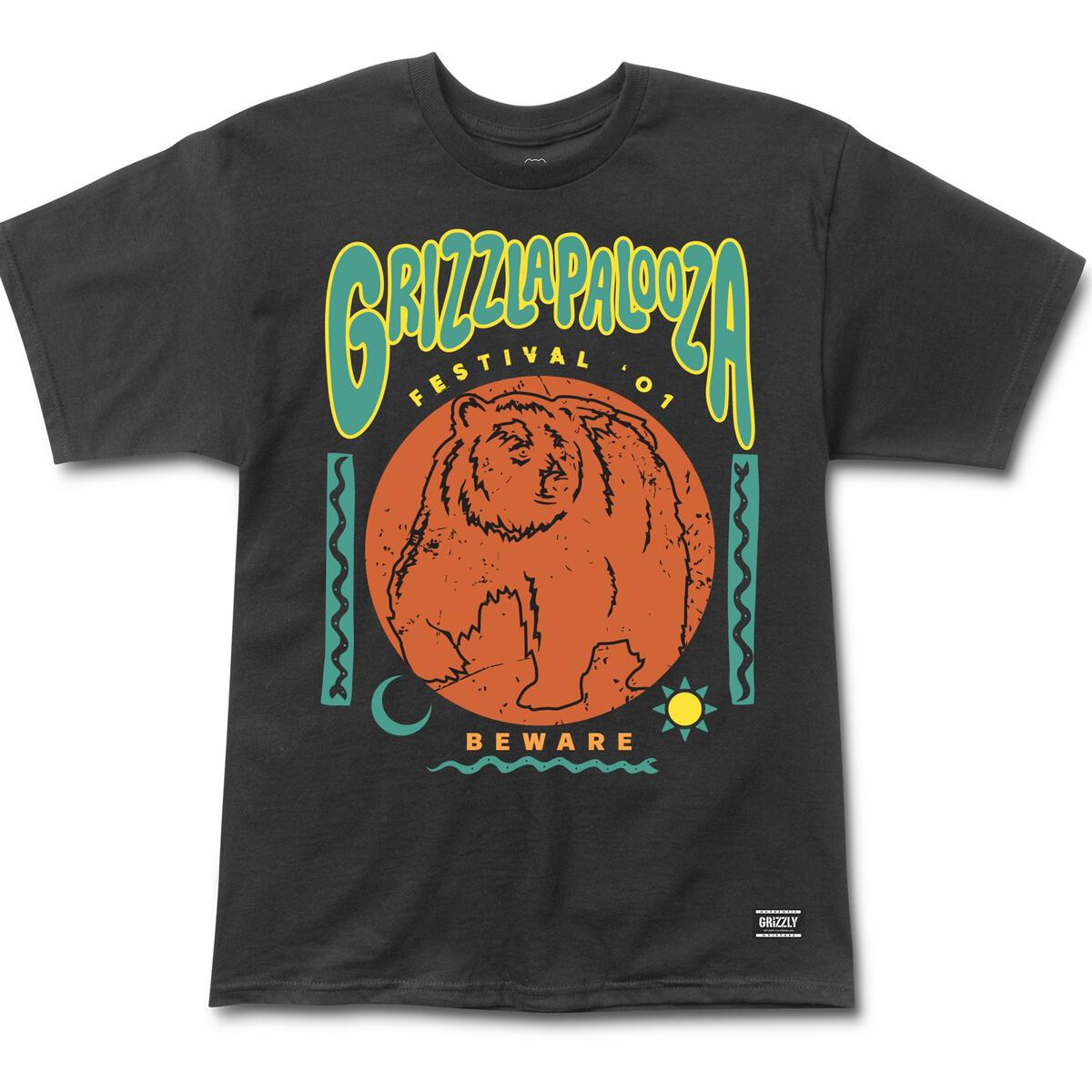 Remera Grizzlapalooza - Black