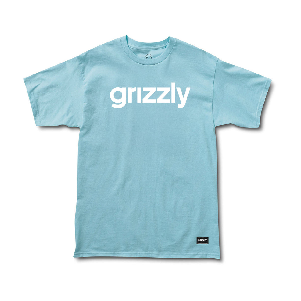 Remera Grizzly Lowercase – Powder Blue