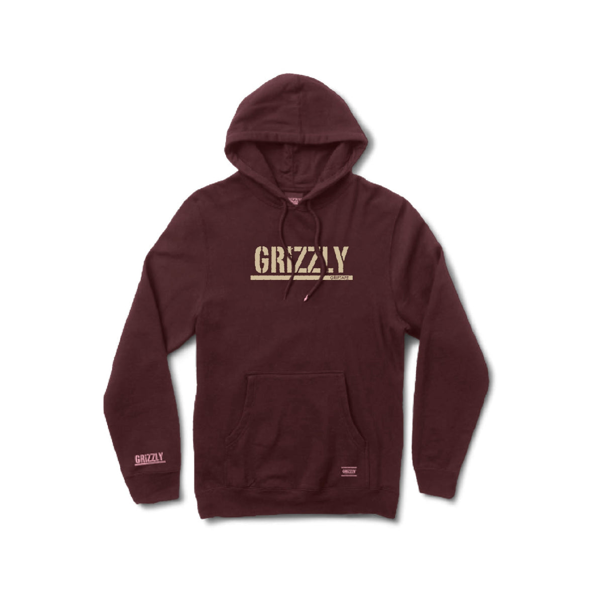 Buzo Grizzly OG Stamp - Maroon