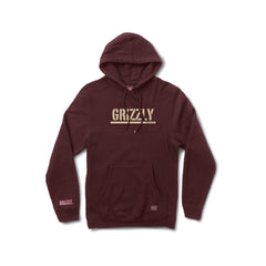 Buzo Grizzly OG Stamp - Maroon