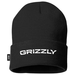 Beanie Grizzly Outdoor Div Bear - Black