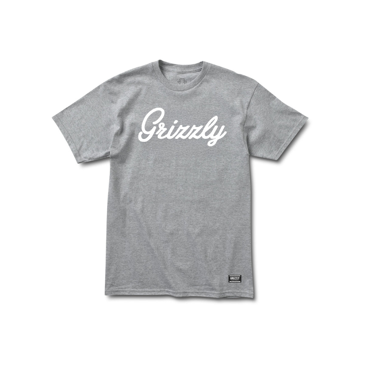 Remera Grizzly OG Script – Heather Grey