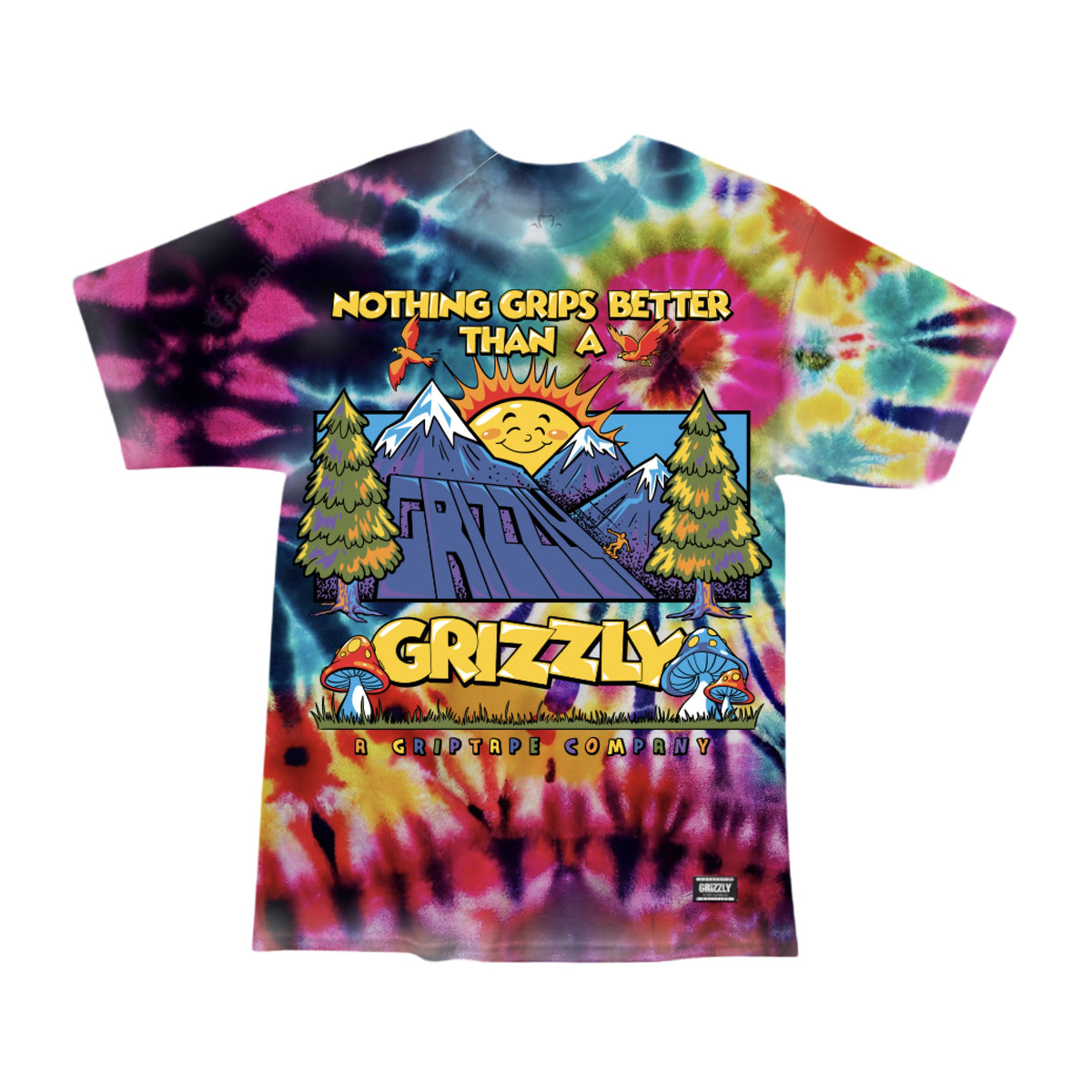 Remera Grizzly Sunshine SS Shirt – Tie Dye